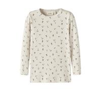 Lil' atelier mini Ragazza Nmfgago LS Slim Lil Noos Top, Turtledove, 110