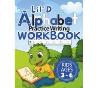 Lil’ D Alphabet Tracing Workbook: 4 Fun Practice Pages for Every Uppercase and Lowercase Letter: Preschool Handwriting Workbook for Pencil Control, ... and Early Writing Skills for Kids Ages 3-6