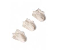 Lil Fairytale 3 Paia di Calzini Antiscivolo per Bambini Maschi e Femmine 0-24 Mesi - Calzini alla Caviglia con Grip - Regalo per Neonati, Piccoli e Infanti (IT, Età, 12 mesi, 24 mesi, Bianco)