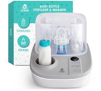 Lil' Jumbl - Scaldabiberon e sterilizzatore 2 in 1, sterilizza vapori e asciuga accessori, riscalda e scongela latte e formula, temperatura, timer e spegnimento automatico