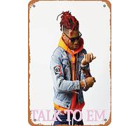 Lil Keed "Talk to em" Stampa artistica in metallo vintage 20,3 x 30,5 cm