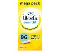 Lil-Lets - Tamponi regolari non applicatori X 96 | 6 confezioni da 16 | Flusso leggero a medio