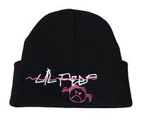 Lil Peep Ricamato Cappello di Lana Crybaby Stampa Cappello Beanie Regolabile
