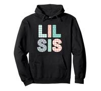 Lil Sis - Piccola sorella più giovane, simpatica applicazione per cucito Felpa con Cappuccio