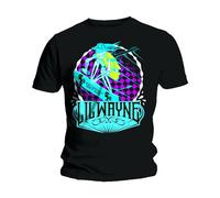 Bravado! Designs Maglietta Uomo Lil Wayne Get Money autorizzato Nero S