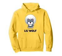 Lil 'Wolf - Lupo adorabile Kawaii a forma di lupo Felpa con Cappuccio