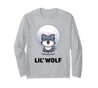 Lil 'Wolf - Lupo adorabile Kawaii a forma di lupo Maglia a Manica