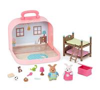 Li’l Woodzeez Travel Suitcase Bunk Beds Playset, Multicolore, WZ6809Z