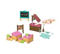 Li'l Woodzeez - Set per aule e campi da gioco - Mobili giocattolo - Mobili per bambole - Accessori per casette da gioco - Playset per bambini - 3 anni +