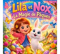 Lila et Nox La Magie de Pâques: Une aventure magique de Pâques pour enfants de 4 à 8 ans avec lapin enchanté, chasse aux œufs, jeux, coloriages et activités amusantes.