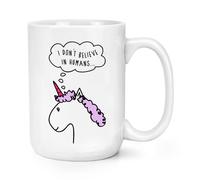 Lila i Don'T Believe IN Esseri Umani 426ml Grande Tazza - Grande Divertente