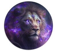 Lila Löwen-Puzzle für Erwachsene, 1000 Stück, Papp-Puzzles für Erwachsene, DIY-Heimdekor, Denkspiel für Teenager, 1000 Teile (67,5x67,5cm)