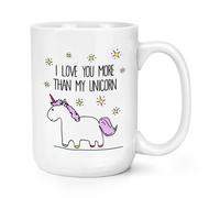 Lila Ti Amo Più Del Mio Unicorno Mug Grande Da 15oz - Grandi Stelle Magiche