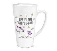 Lila Ti Amo Più Del Mio Unicorno Tazza Grande Da 17oz - Divertente