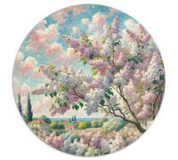 Lilac 1000 Teile Schwieriges Großes Stressabbau-Spielzeug Pianta Circular Puzzles Für Erwachsene Und Kinder Pädagogisches Beste Geschenk 1000pcs (67.5x67.5cm)