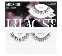 Lilac St - Ciuffetti di ciglia finte Midnight Drammatic (14 mm), scure e lussureggianti, extension per ciglia fai da te, leggere e realistiche, durano 10 giorni, cruelty free, vegan, fondate da donne