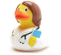 Lilalu 8 x 8 cm / 50 g collezionista e Baby Medici Gomma Giocattoli da Bagno Anatra