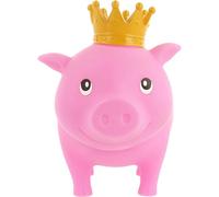 LiLaLu 9006 Biggys - Salvadanaio "It's a girl", per piccole principesse, testa girevole, in PVC, 16,5 cm