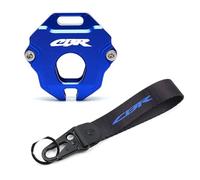 Lilanka Custodia per chiavi in alluminio Per Hon@&da CB500X CB650R 500F CBR650R 500R CBR600F CBR 600RR 1000RR Moto CNC Copertura Della Cassa Chiave Borsette Portachiavi Portachiavi(1Set Blue-CBR)