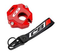 Lilanka Custodia per chiavi in alluminio Per Hon@&da CB500X CB650R 500F CBR650R 500R CBR600F CBR 600RR 1000RR Moto CNC Copertura Della Cassa Chiave Borsette Portachiavi Portachiavi(1Set Red-CB)