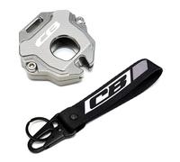 Lilanka Custodia per chiavi in alluminio Per Hon@&da CB500X CB650R 500F CBR650R 500R CBR600F CBR 600RR 1000RR Moto CNC Copertura Della Cassa Chiave Borsette Portachiavi Portachiavi(1Set Grey-CB)