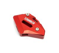 Lilanka Custodia per chiavi in alluminio Per Scrambler 400 800 1100 Chiave Cover Borsette Custodia Protettiva Portachiavi Portachiavi Portachiavi Accessori Moto(Key cover Red)