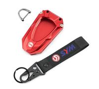 Lilanka Custodia per chiavi in alluminio Per SYM Jetx Jet X 125 150 X125 X150 Custodia Protettiva Per Chiave CNC Moto Shell Cap E Portachiavi Portachiavi Portachiavi Accessori Moto(1 Set Red)