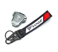 Lilanka Custodia per chiavi in alluminio Per Voge 525R 250RR 300RR 300AC 500AC 650DS 250 300 RR 500 AC Accessori Moto CNC Copertura Della Cassa Chiave Borsette Portachiavi(B-COMBO-Grey)