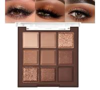 Lilbitty Nude Eyeshadow Palette, oro rosa e bronzo scuro, ombretto crema altamente pigmentato, a lunga durata e naturale per occhi marroni