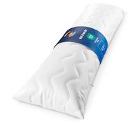 LILENO HOME Cuscino per chi dorme sul fianco, 40 x 145 cm, set da 1 (imbottitura 750 g), cuscino per allattamento, 40 x 145 cm, per donne incinte e neonati