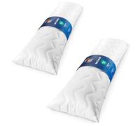 LILENO HOME Cuscino per chi dorme sul fianco, 40 x 145 cm, set da 2 (imbottitura 750 g), cuscino per allattamento, cuscino per chi dorme sul fianco, 40 x 145 cm, per donne incinte e neonati