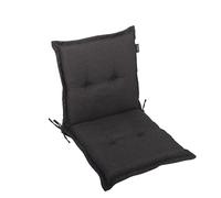 LILENO HOME Mar Cuscini per sedia da giardino, in set da 1, per sedia a sdraio con schienale basso, grigio antracite Y, comodi cuscini per sedie pieghevoli