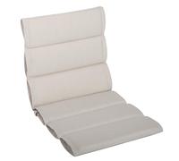 LILENO HOME Set di 1 cuscini per sedia da giardino a schienale basso, colore naturale, comodi come cuscini per sedie da giardino e sedie pieghevoli