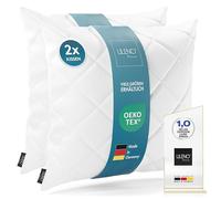LILENO HOME Set di 2 cuscini imbottitura 50 x 50 cm - 95 °C - adatti per persone allergiche - cuscino in poliestere come cuscino da divano, cuscino da cocktail e