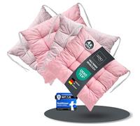 LILENO HOME Set di 4 cuscini per sedia da giardino, cucina o sala da pranzo, resistenti ai raggi UV, per interni ed esterni (Linda FUM)