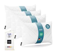LILENO HOME - Set di 4 imbottiture per cuscini 40 x 60 cm - fodere interne lavabili a 95 °C adatte per persone allergiche - inserto in poliestere utilizzabile come cuscino da divano, cuscino da