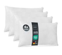 LILENO HOME Set di 4 riempimento cuscino 40x60 cm - Cuscino interno lavabile a 40°C adatto per allergici - Cuscino in poliestere come cuscino per divano, cuscino per la testa