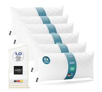 LILENO HOME - Set di 6 imbottiture per cuscini, 40 x 80 cm, lavabili a 95 °C, adatte per persone allergiche, fodera interna in poliestere, utilizzabile come cuscino da divano, cuscino da cocktail e