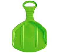 LILENO SPORTS Set di slittini Poporutscher per bambini (1 set verde) - Rutschteller in plastica per tutta la famiglia - Slitte da neve per giorni invernali indimenticabili - adatto anche per adulti