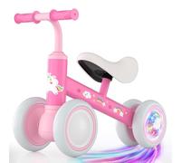 Lilian&Gema Bicicletta Senza Pedali per 1 Anni- Bicicletta Equilibrio per Bambini 12-24 Mesi,Quad per bambini colorato e illuminato con sedile morbido,balance bike,regalo bambino 1 anno