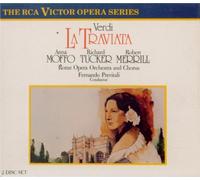 Liliana Poli (Soprano), Vito Susca (Bass), Anna Reynolds (Mezzo Soprano), Richard Tucker (Tenor), Anna Moffo (Soprano), Robert Merrill (Baritone), - VERDI: La Traviata / Rome Opera House Orchestra & Chorus, Previtali, Moffo, Tucker, Merrill
