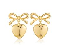 LILIE&WHITE Orecchini a fiocco da donna Orecchini in oro Orecchini a cuore Orecchini in argento Orecchini di perle Orecchini lunghi in cristallo Orecchini pendenti di lusso Orecchini pendenti