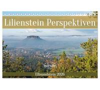 Lilienstein Perspektiven - Elbsandstein (Tischkalender 2026 DIN A5 quer), CALVENDO Monatskalender: Der Lilienstein von nah und fern.