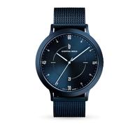 Lilienthal Berlin Zeitgeist Orologio automatico All Blue - Orologio da uomo in acciaio chirurgico argentato con movimento automatico e vetro zaffiro - 42,5 mm, Bracciale in rete blu, 42,5mm,