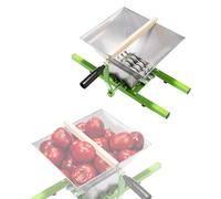 LILIIN Macinino frutta in acciaio inox con manovella (7 l, macina per frutta e bacche