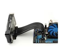 lilila-ree Scheda grafica GPU Verticale Full Speed PCI-E 4.0x16 Cavo Riser Ad Alta Velocità Gen4 Flessibile Extender Riser Cavo di Estensione Porta 90 Gradi Adattatore (200mm)