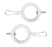 Lilinzhi 1 paio di pali per bandiera di tipo pesante, con clip girevole e resistenti alle intemperie, per prevenire la torsione per accessori decorativi da giardino