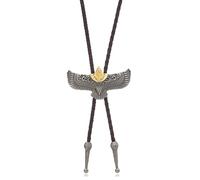 Lilinzhi 1 pz/2 pz Fibbia Bolo Cravatta Per Gli Uomini Donne Sposo Collana di Nozze Western Cowboy Cravatta Forniture Camicia Cravatte Cowboy, Marrone scuro, Taglia unica