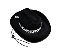 Lilinzhi Alla moda Mucca Impreziosito Cappello Del Partito Per La Gioventù Molteplici Dimensioni Colore Puntelli Foto Del Modello Della Mucca Cappelli Da Cowboy Per