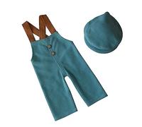 Lilinzhi Baby Photography Props Boy Girl Photo Outfits neonato costume set tuta con cappello set neonato doccia regalo